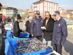 Balık tezgahları denetimden geçti